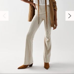 Free people velvet flare pants